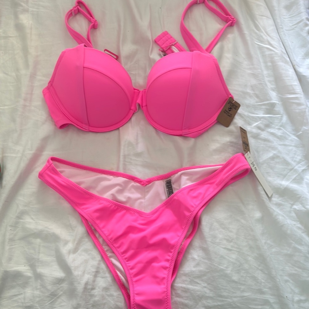 Vibrant Pink Bikini Set